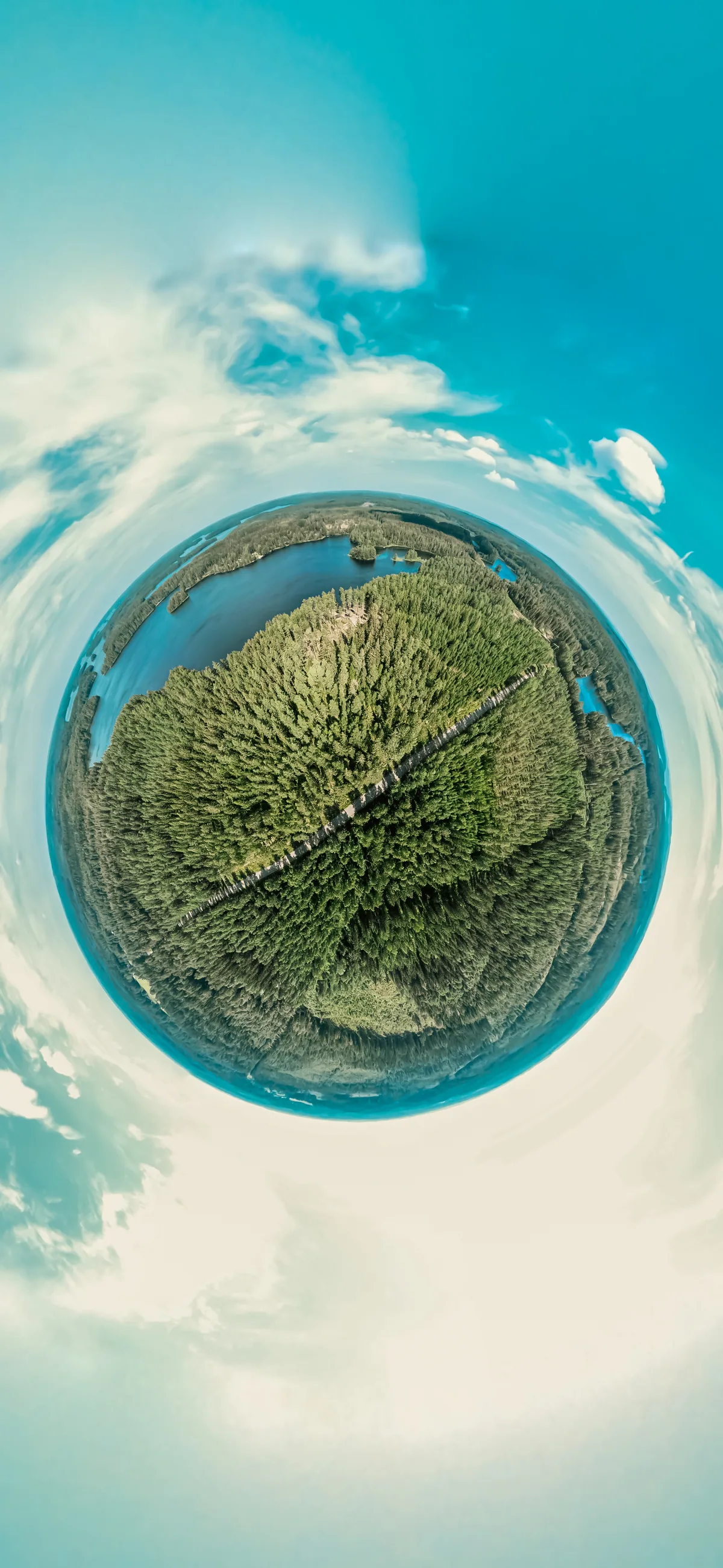 Pikkuplaneetta metsästä ja järvestä kesällä