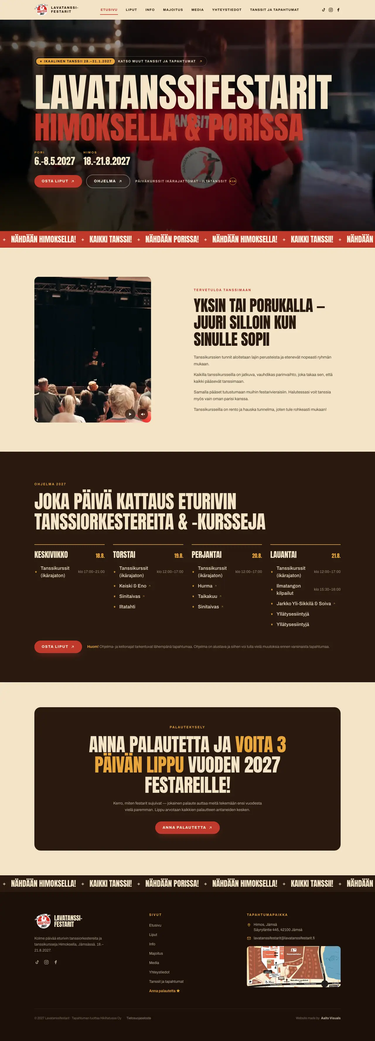 Lavatanssifestarit — desktop