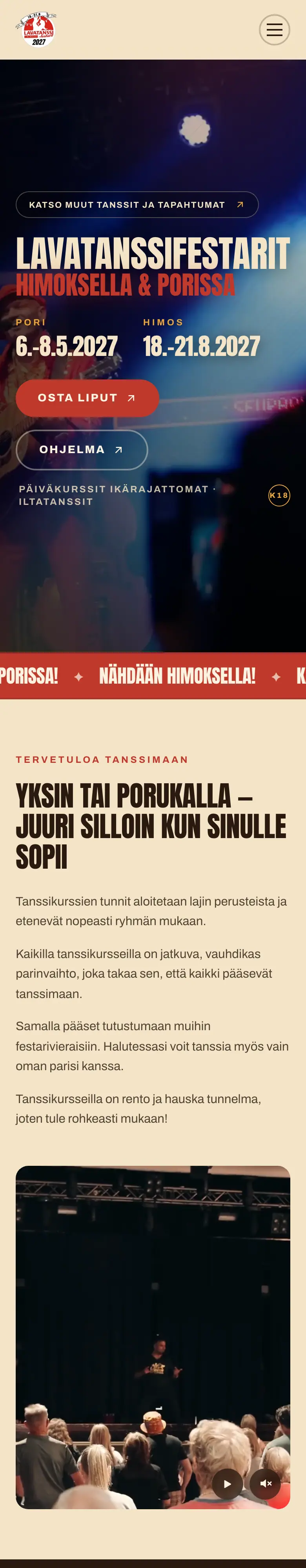 Lavatanssifestarit — mobile