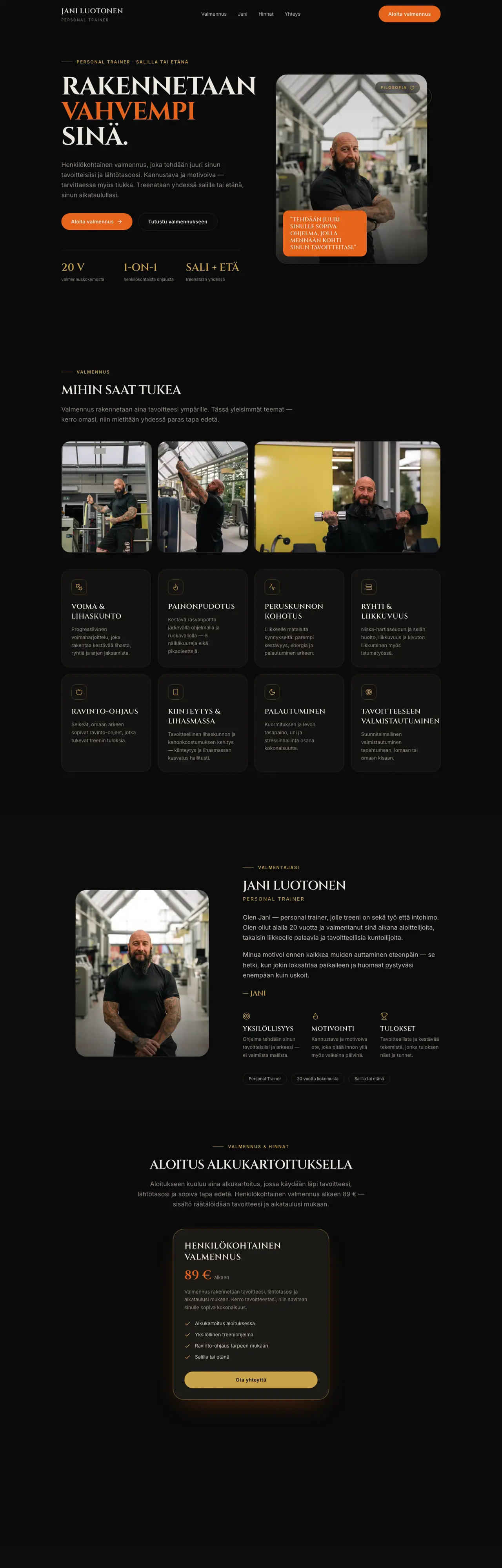 Jani Luotonen – Personal Trainer — desktop